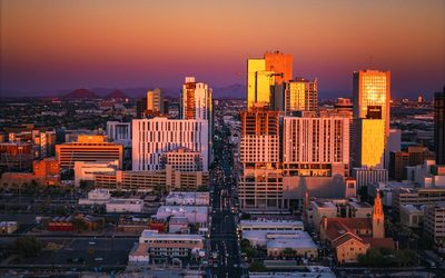 Phoenix Arizona desert skyline
