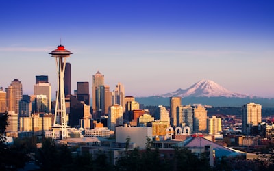 Seattle skyline with Space Needle